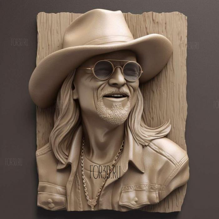 Kid Rock 1 stl model for CNC